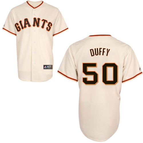 Matt Duffy #50 Youth Baseball Jersey-San Francisco Giants Authentic Home White Cool Base MLB Jersey